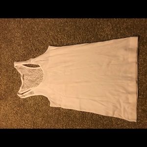 So white tank top